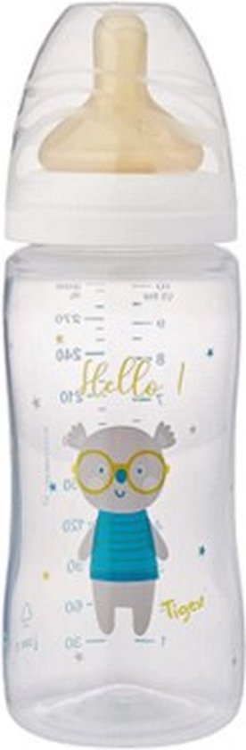 Tigex 3 Speeds fles | 6+ m | 300 ml | latex zuiger | anti-koliek 6+ m