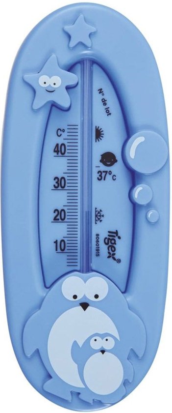Tigex - Babies Babybadthermometer - blauw Blauw van Tigex