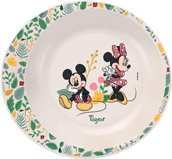 Tigex Bord Diep - Disney Mickey Mouse En Minnie Mouse- 6+m 6+ m van T