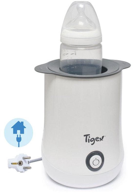 Tigex flessenwarmer express 60 seconden thuis wit universeel.
