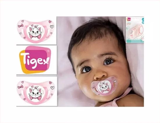 Tigex fopspen, 2 stuks, Disney baby- roze 18-36 maanden van T