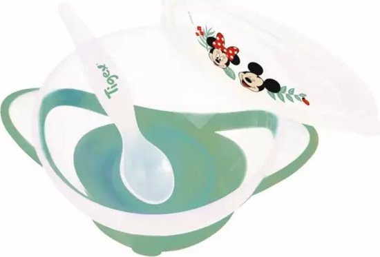 Tigex Kom Met Lepel - Disney Mickey Mouse En Minnie Mouse - +6m Blauw van T