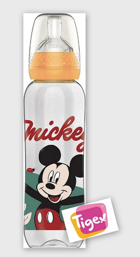 Tigex | MICKEY | babyfles |330 ml | 6+m | 6+ m van Merkloos