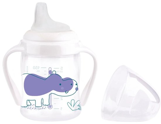 Tigex Overgangs-flesbeker 150 ml met Temperatuurindicator (+4 maanden)