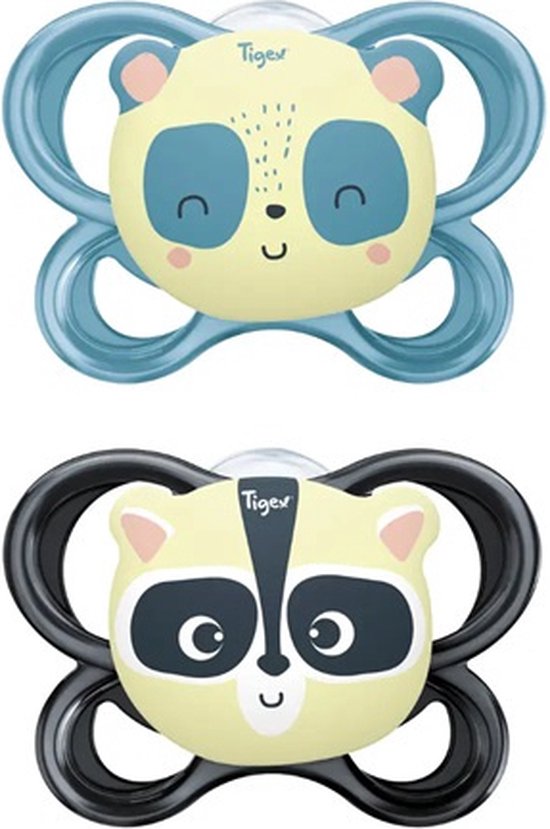 Tigex | Soft mini Physio | fopspenen | 2 stuks | 18-36 maanden van T