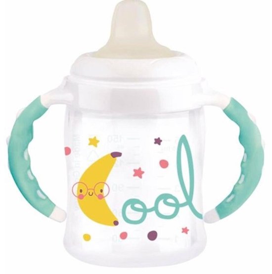 Tigex Tasse met zachte tuit en handgrepen – Transparant 150 ml (+6 maanden)