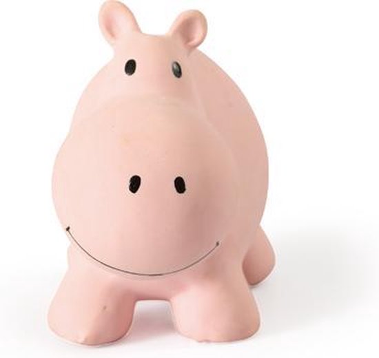 Tikiri - My First Zoo Hippo - Badspeeltje - Rammelaar - Bijtspeelgoed - Baby - Bad van T