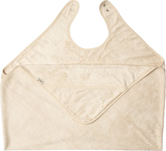 Timboo Cuddle Towel adult/ baby - Frosted almond van T