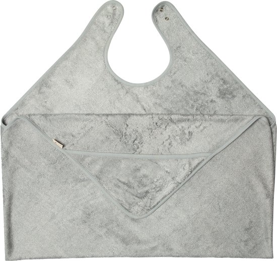 Timboo cuddle towel adult / baby Moon blue van T