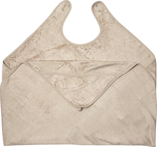 Timboo cuddle towel Feather grey van T