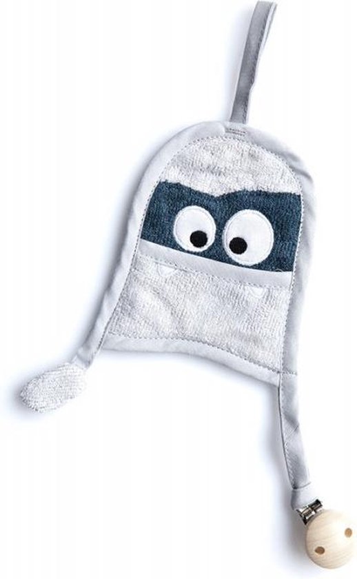 Timboo - Fopspeendoekje Bamboo - Monster Silver van T