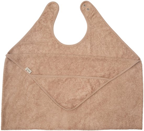 Timboo Knuffelhanddoek Volwassen/Kind - 98 x 104 cm - Savannah Sand van Merkloos