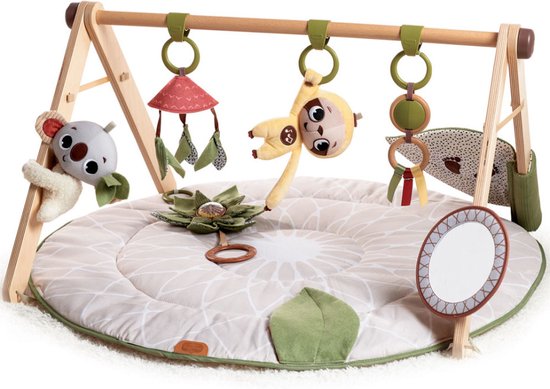Tiny Love Boho Chic Luxe Developmental Gymini, Speelkleed voor Baby's, Houten Speelgoed Boog, Vanaf 0 Maanden van Merkloos