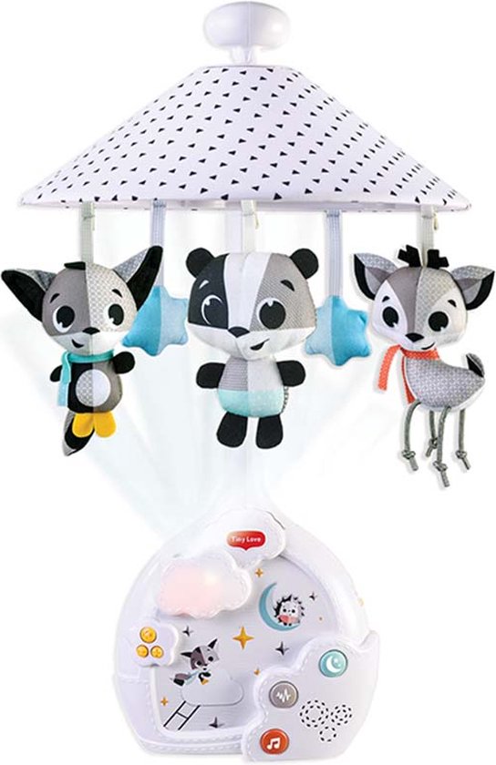 Tiny Love Magical Night 3-in-1 Muziekmobiel met Projector - Magical Tales - Zwart/Wit van Tiny Love