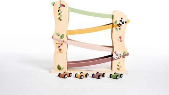 Tiny Love - Wooden Race Ramp Car - Boho Chic - Autobaan van Tiny Love