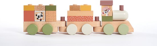 Tiny Love - Wooden Stacking Train - Boho Chic van Tiny Love