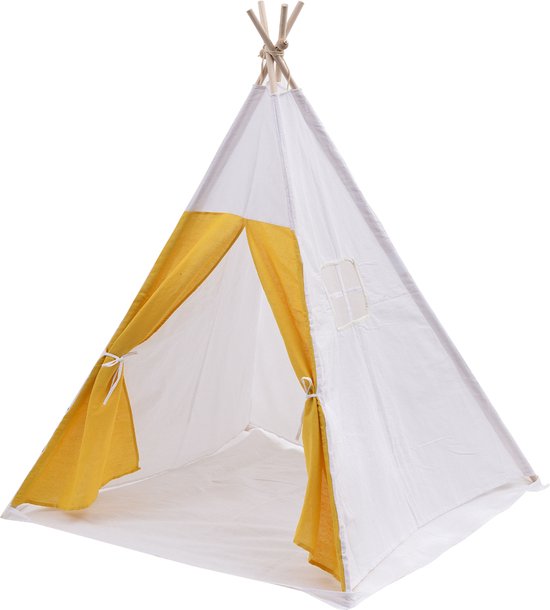 Tipi tent Floortje - speeltent wigwam - met vloer kussen van Bendt.