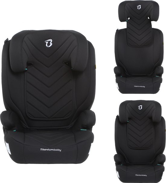 Titaniumbaby Autostoel Vidar i-size (R129) - Zwart van T