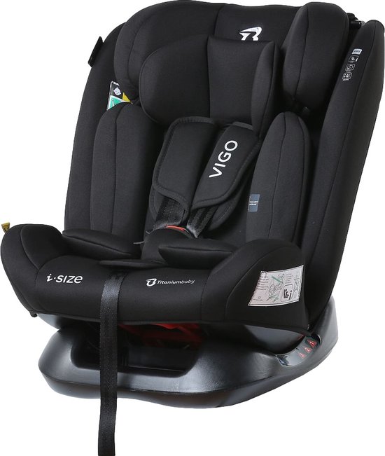 Titaniumbaby Autostoel Vigo i-size 40-150 cm - Zwart van T