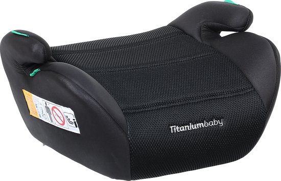 Titaniumbaby booster Finn I-size 125 - 150 cm zwart van T