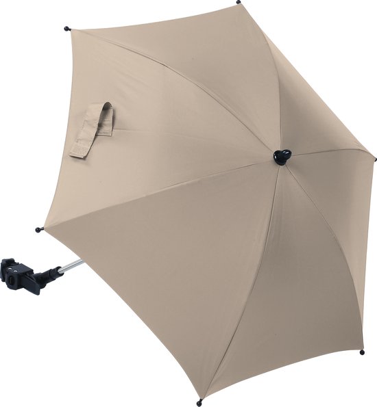 Titaniumbaby Parasol met universele klem 50+ Protectie - Beige van Merkloos