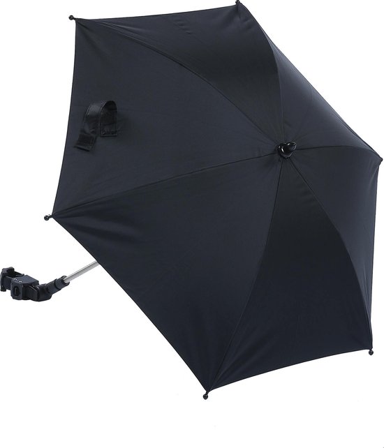 Titaniumbaby Parasol met universele klem UV 50+ Protectie - Black van T