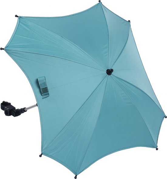 Titaniumbaby Parasol Vierkant met universele klem UV 50+ Protectie - Green van T