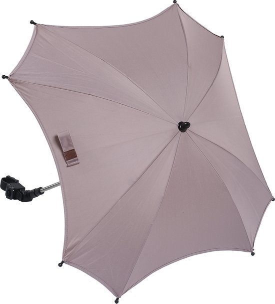 Titaniumbaby Parasol Vierkant met universele klem UV 50+ Protectie - Pink van T