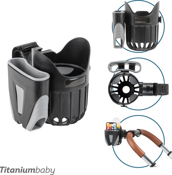 Titaniumbaby Universele Telefoon en Bekerhouder