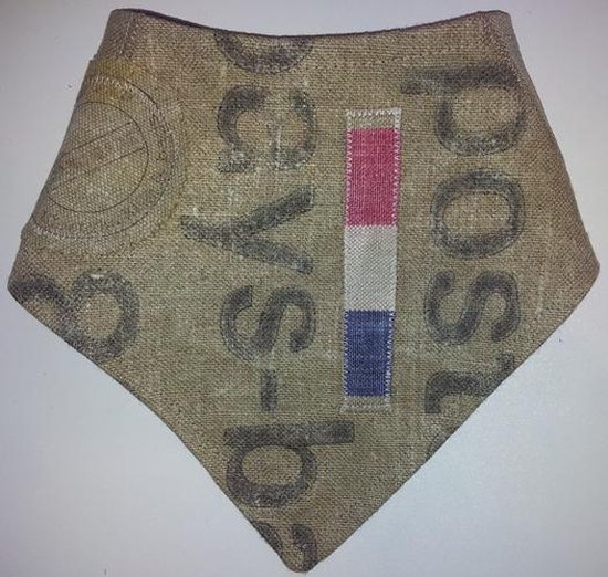 Toetie & Zo Handgemaakte Slabber, bandana PTT Post, slab, slabbetje, kraamcadeau van T