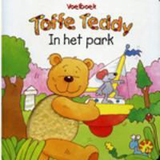 Toffe Teddy In Het Park van Merkloos