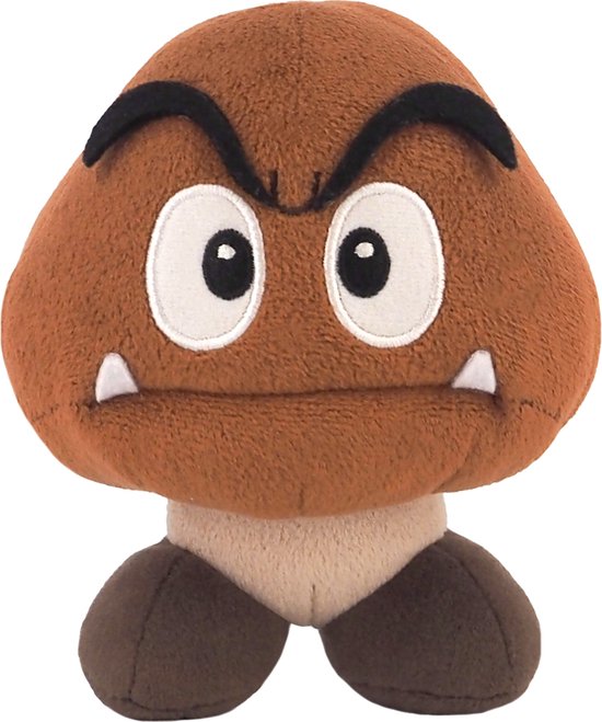 Together Plus Goomba Knuffel 14cm - Together Plus - Super Mario Knuffel van Merkloos