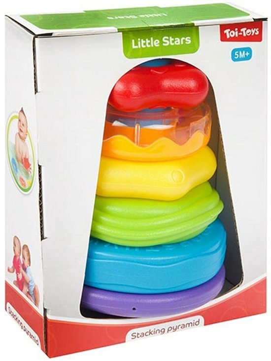 Toi-Toys - Stapel toren - 6 stukken van Toi-Toys