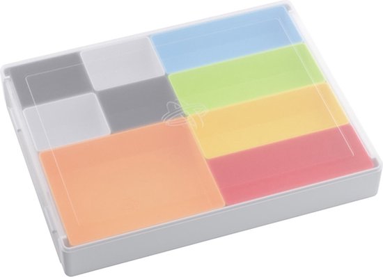 Token Silo White-Multicolor - Bordspel - Verzamel en Opslag Bakje - Voor Kaarten - Dobbelstenen - Fiches van T
