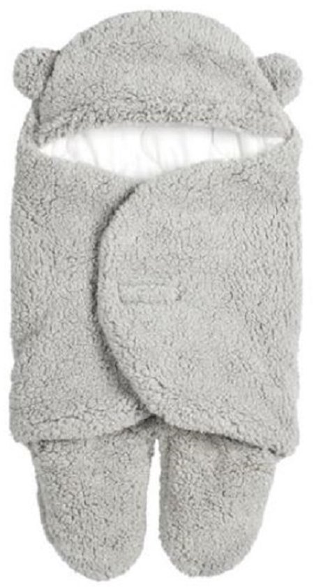 Tom En Zoe - baby - voetenzak - teddybeer - fleece - 0 tot 6 maanden van Merkloos