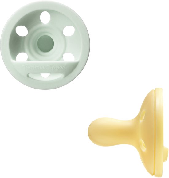 Tommee Tippee bTommee Tippee borstachtige fopspeen, 0-6 maanden, set van 2, silicone ontwerp uit één stuk, symmetrische speen van Merkloos