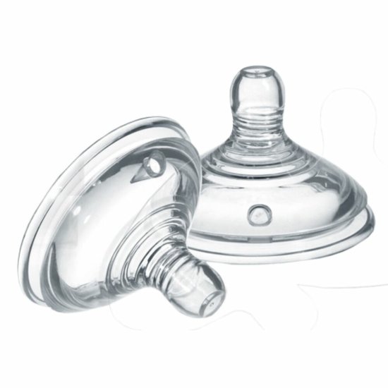 Tommee Tippee Closer to Nature Flesspeen 6+ mnd - 2 x 2 stuks - Voordeelverpakking