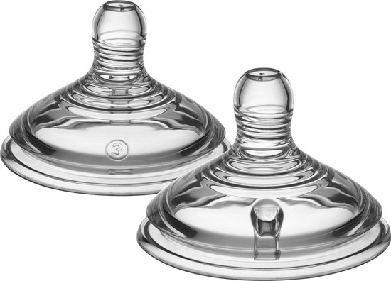 Tommee Tippee Natural Start Flesspenen - Hoge toevoersnelheid 6m+ - set van 2 van Tommee Tippee