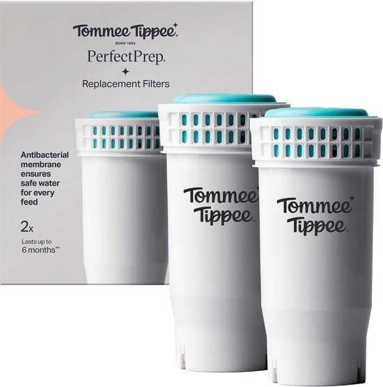 Tommee Tippee Perfect Prep Vervangende filter - set van 2 - antibacterieel filter compatibel met alle Perfect Prep toestellen van Merkloos