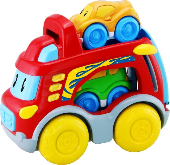 Tommy Transporter en vrienden - vrachtwagen- Tiny Toys van TOM.