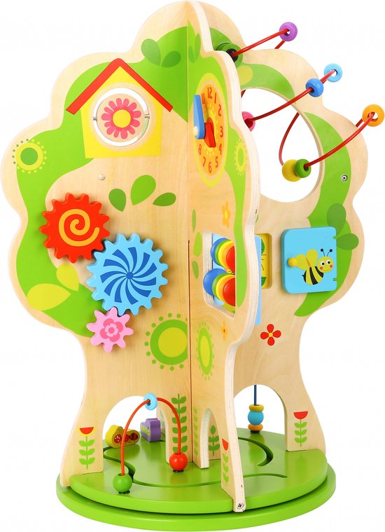 TOOKY TOY Grote Educatieve Speelgoed Activiteit Boom Multifunctionele Boom van T