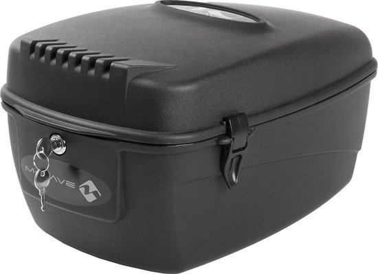 Topkoffer / fietskoffer M-Wave Amsterdam - zwart van Merkloos