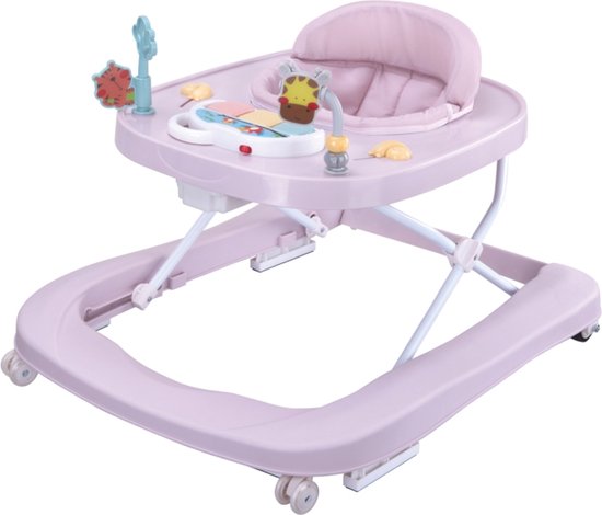 Topmark Lexi 2-in-1 Loopstoeltje en Duwwagen - Lilac van Topmark