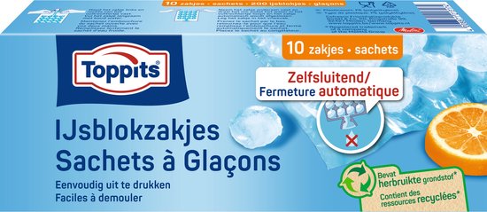 Toppits IJsblokzakjes 10 stuks