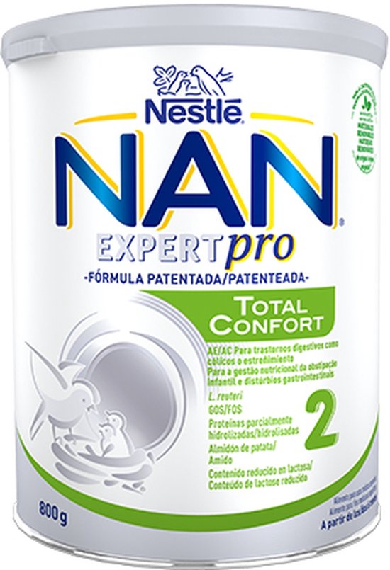 Total comfort 2 poedermelk voor baby's vanaf 6 maanden 800 g de poudre|Total comfort 2 powdered infant milk, baby +6 months 800 g of powder|Lait infantile en poudre total comfort 2, bébé +6 mois 800 g de poudre van Merkloos