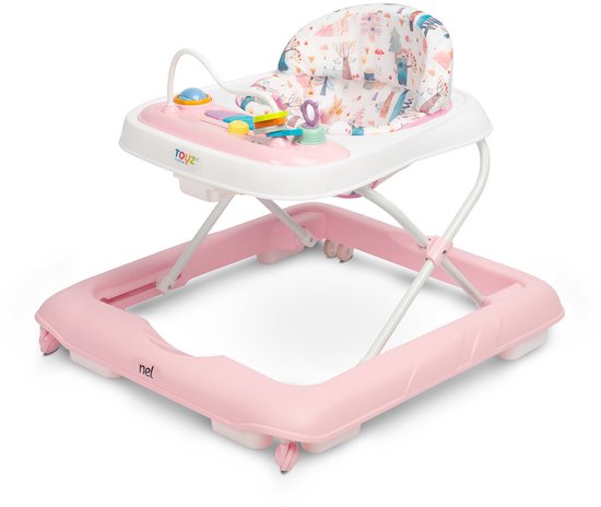 Toyz Serie - Wandelfiets - Pink - Verstelbare Hoogte - Veiligheidssysteem