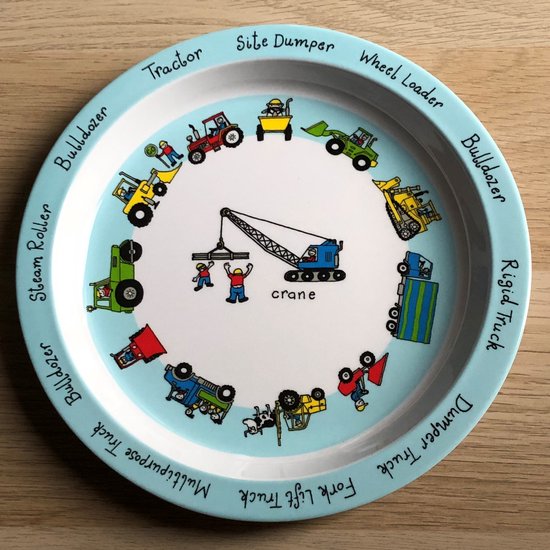 Tractor Werkvoertuigen kinder melamine bord - Tyrrell Katz van T