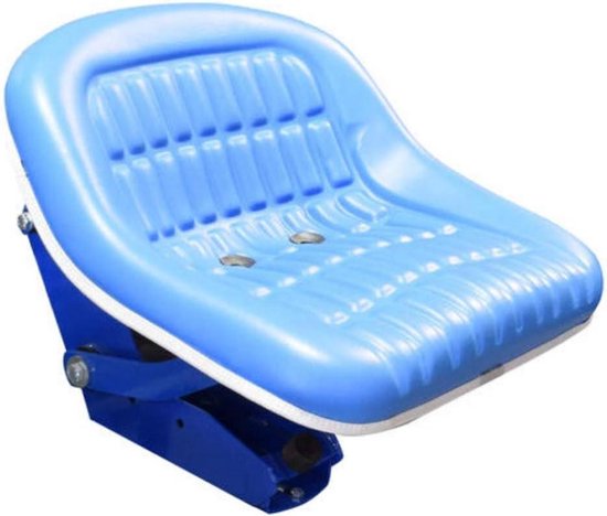 Tractor Zitting - Vrachtwagenstoel Landbouw - Comfortabel Zitten - Ingebouwde Rugvering - 50-120 kg - Blauw
