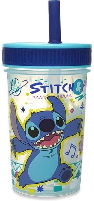Trainingsglas ThermoBaby LILO & STITCH 420 ml Blauw