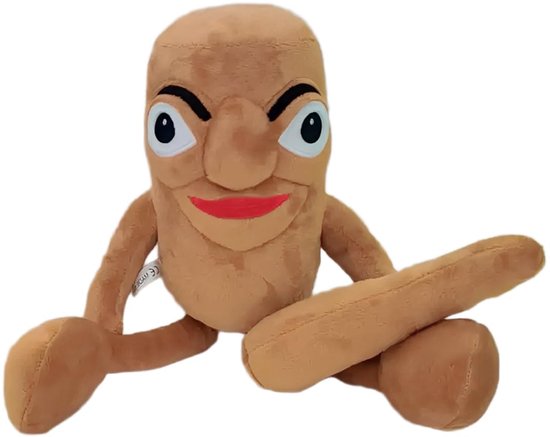 Tralala Pluche figuur, 37 cm, grappige rode haai, Italiaans brainrood, pluche dier, knuffeldier voor kinderen en volwassenen, Tung Tung Sahur-figuur
